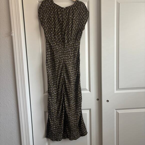 Madewell Women’s Wide V-Neck Midi Slip Dress Ditsy Floral Babydoll Soft Girl 8 - Picture 15 of 16